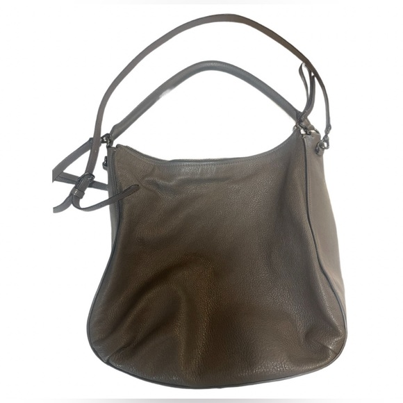 Marc by Marc Jacobs Serpentine Dark Gray Goat Leather Hobo Shoulder Bag - Picture 5 of 16